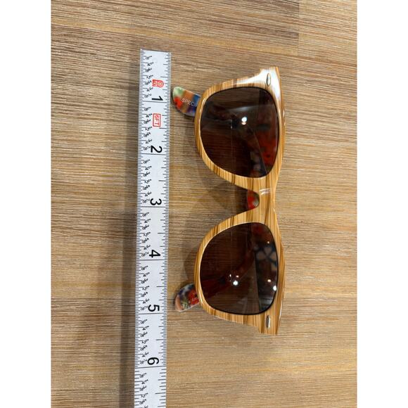 Ray Ban Wayfarer Wood Grain Special Series Sunglasses Rare Vintage - Picture 8 of 8